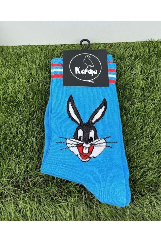 Karga Bugs Bunny Çorap Mavi