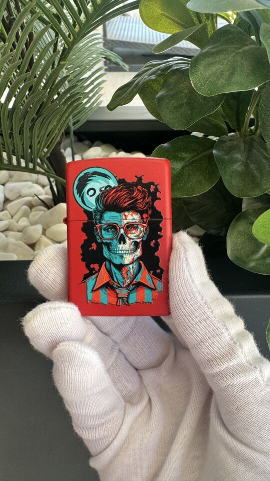 Zippo Zombie Skull Design Classic