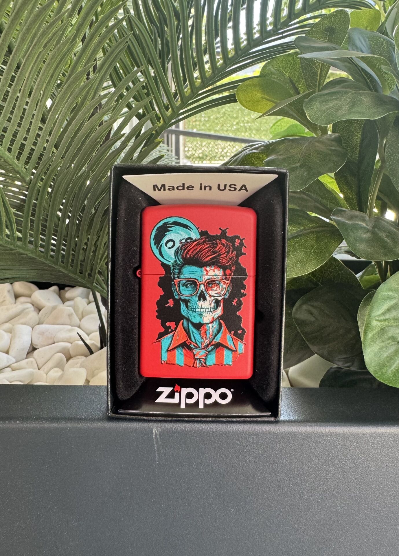 Zippo Zombie Skull Design Classic