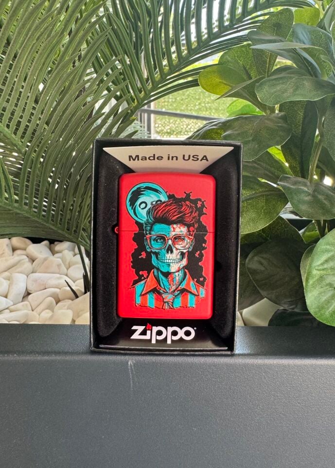 Zippo Zombie Skull Design Classic