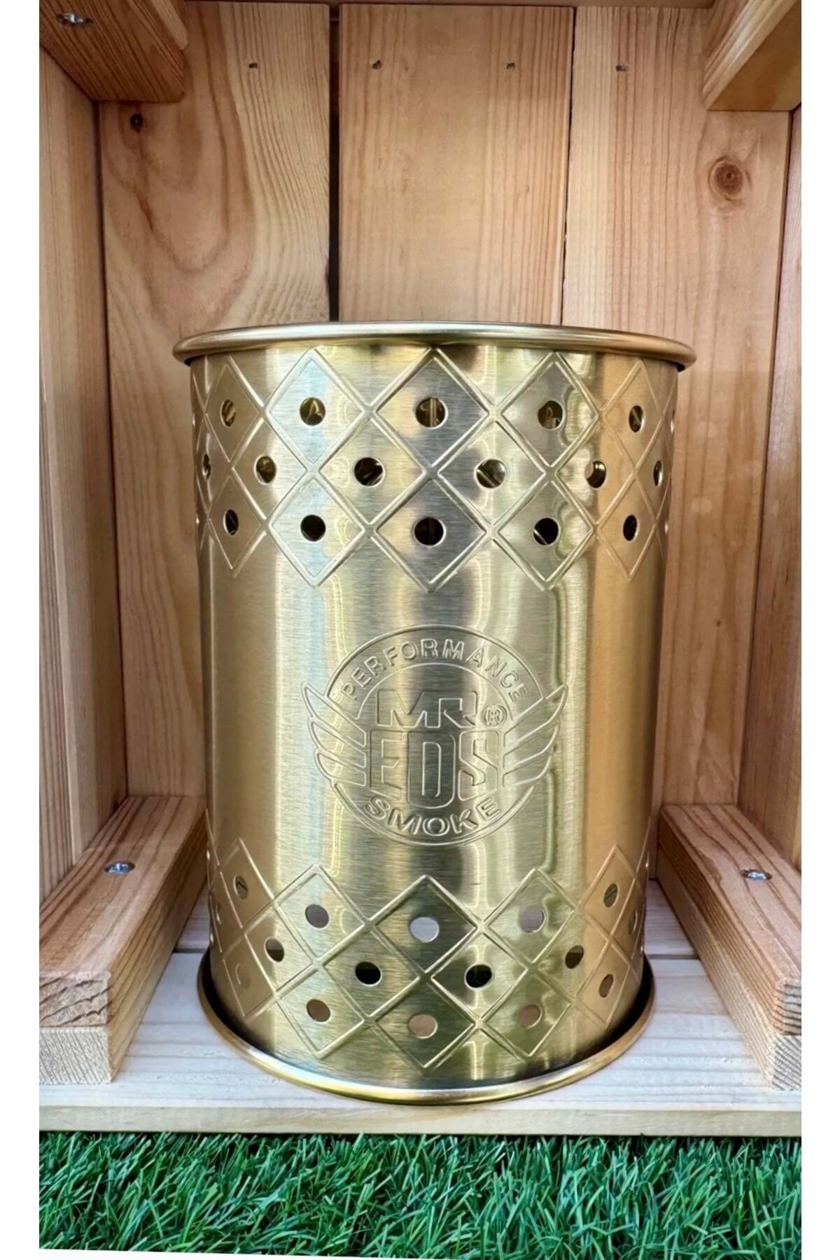 Mr Eds Çelik Nargile Rüzgarlığı / Gold