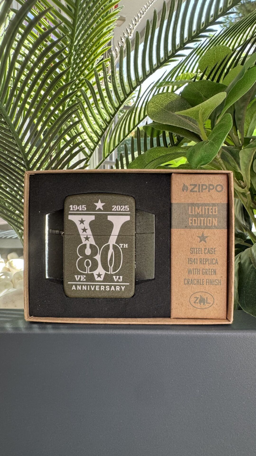 Zippo Ve/Vj Design 80Th Anniversary Classic