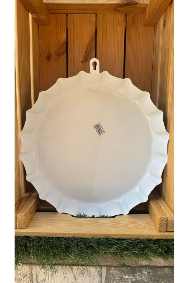 Kapak Görünümlü Metal Duvar Süsü /Coffee /30 Cm Çap