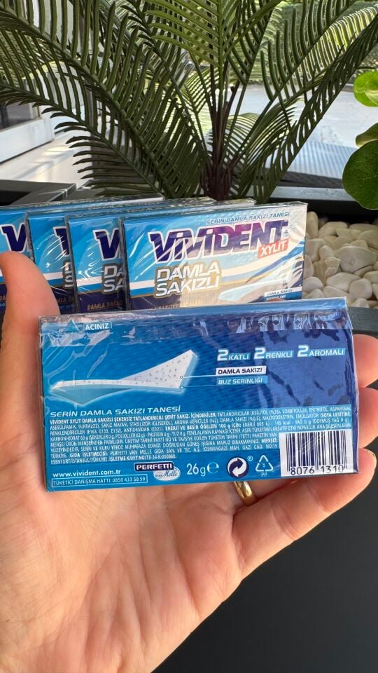 Vivident Şerit Sakız Damla 26 G / 5 Adet