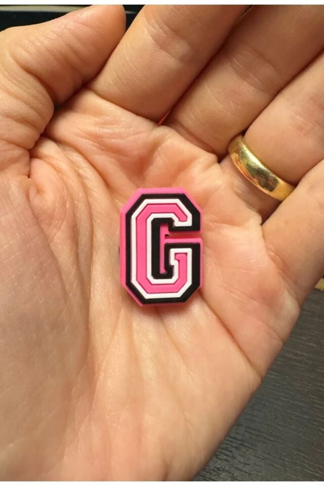 Terlik Süsü/Pembe G Harfi