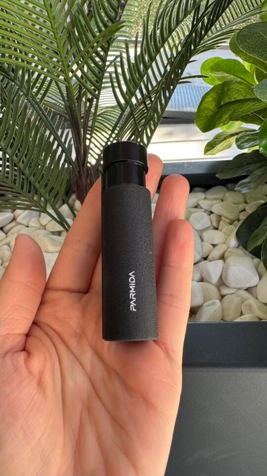 Parmida 3 Torch Mat Siyah Çakmak Mat Siyah Tekli Küllük İkili Puro Seti