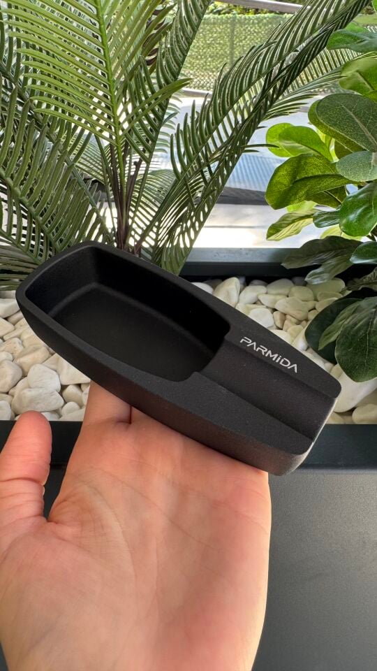 Parmida 3 Torch Mat Siyah Çakmak Mat Siyah Tekli Küllük İkili Puro Seti