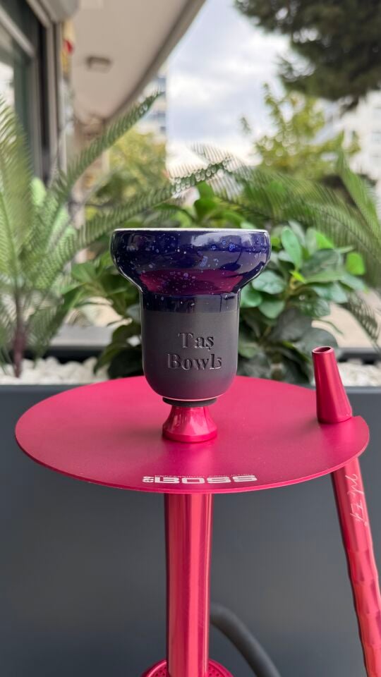 Mr Eds E29 Boss - Gökkuşağı Serisi Nargile Takımı Pembe*Taş Bowls Lüle Dahil* 2Li Nargile Seti