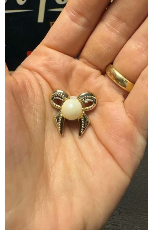 Terlik Süsü/inci Detaylı Kurdele Parlak