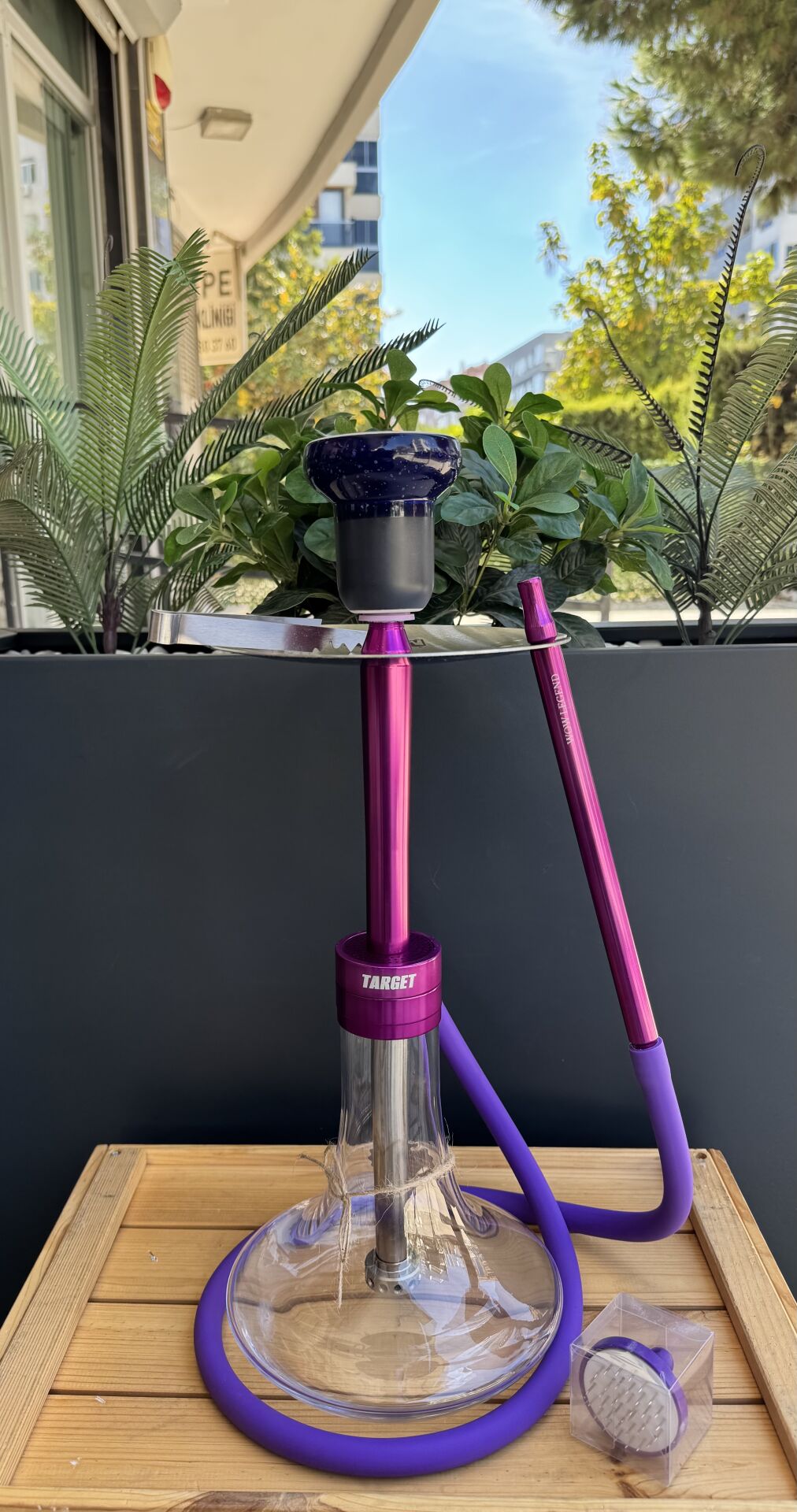 Wow Legend V52 TARGET Model Purple Nargile Takımı *Lüle Dahil* 2Li Nargile Seti