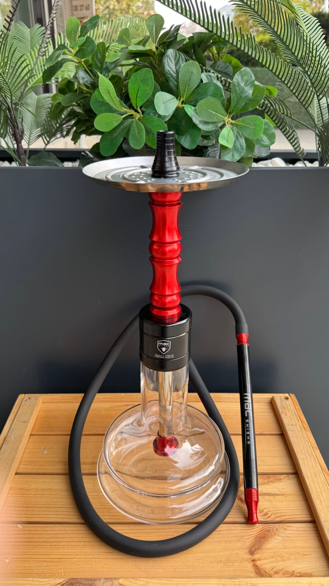 Mac Shisha Small Girne Nargile Takımı – Kırmızı