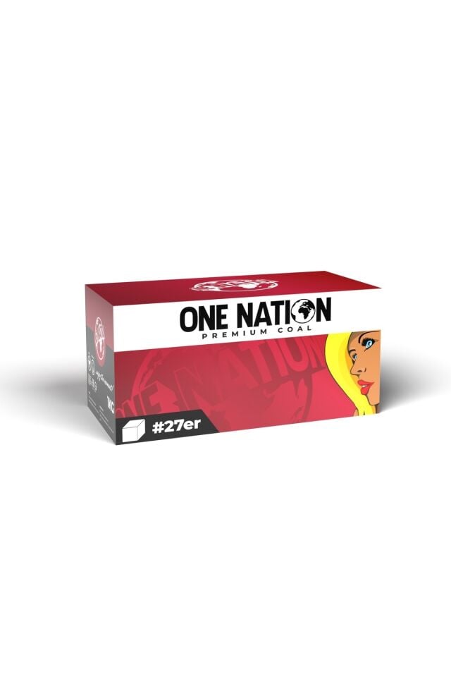 One Nation 27er Premium Nargile Kömürü 1 Kg