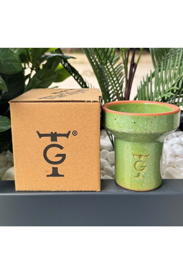 Gt Terra Sırlı 6 Delikli Lüle - Yeşil