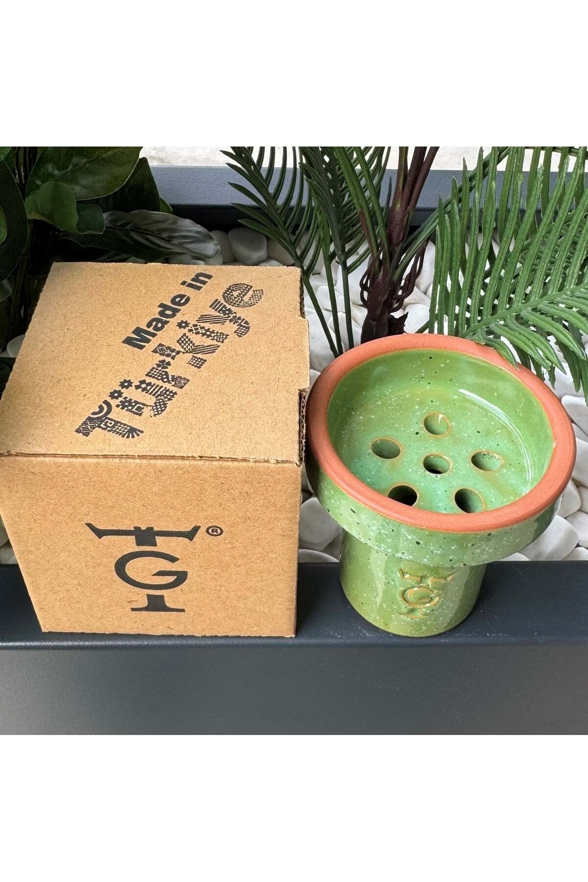 Gt Terra Sırlı 6 Delikli Lüle - Yeşil