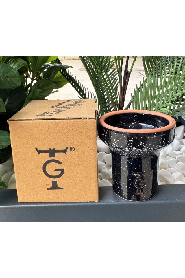 Gt Terra Sırlı 6 Delikli Lüle - Siyah