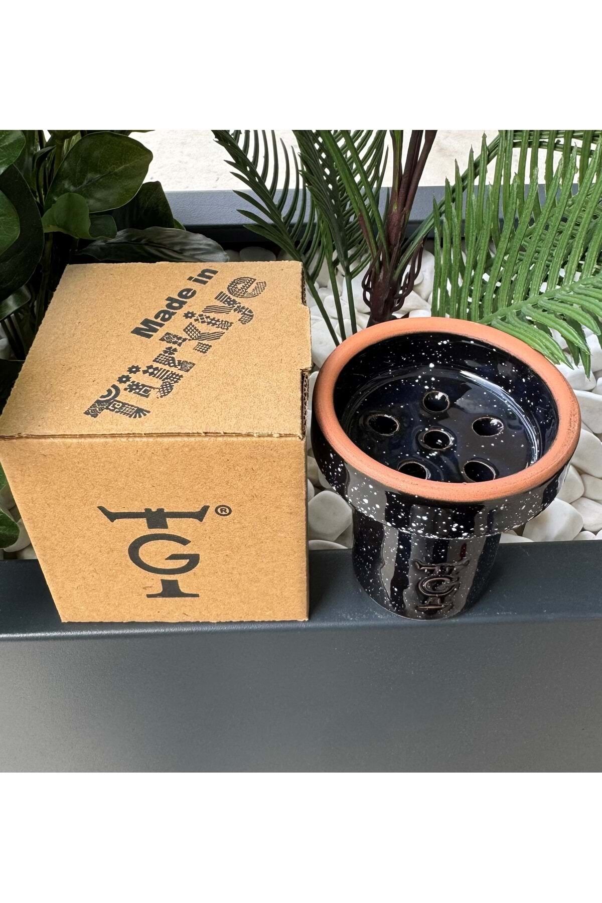 Gt Terra Sırlı 6 Delikli Lüle - Siyah