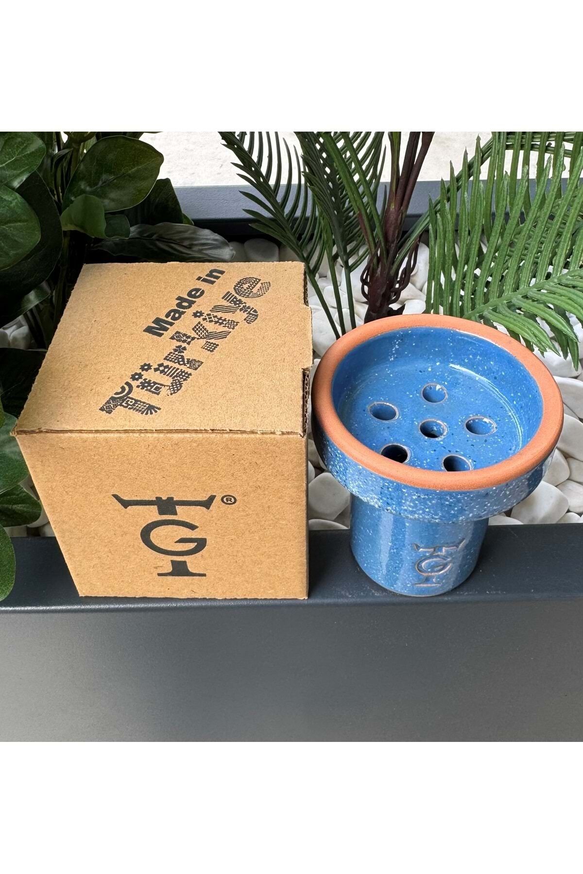 Gt Terra Sırlı 6 Delikli Lüle - Mavi