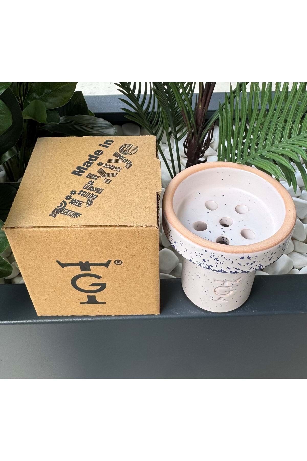 Gt Terra Sırlı 6 Delikli Lüle - Beyaz