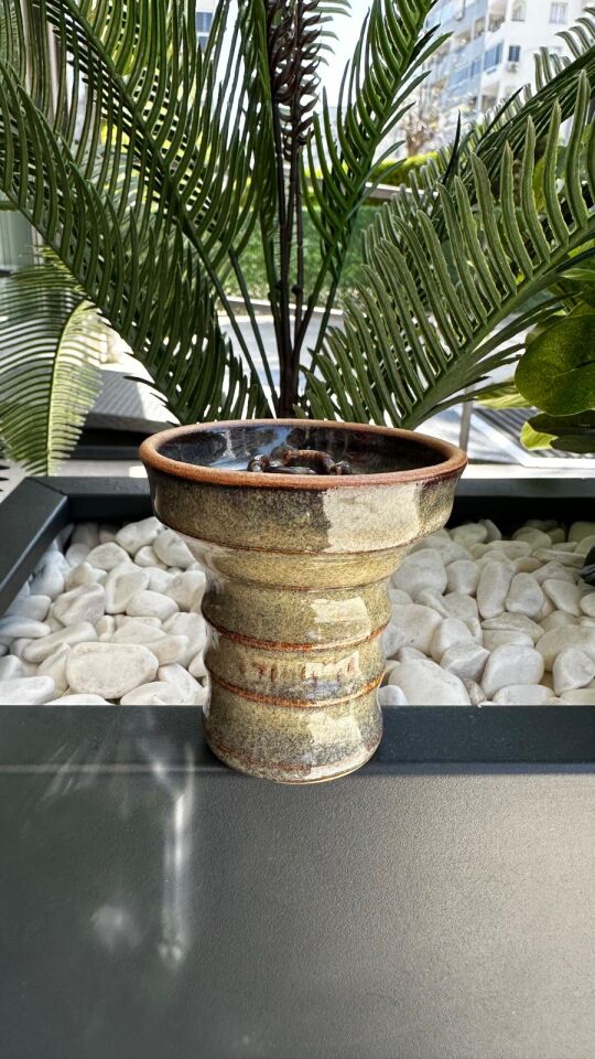 Gt Bowls Arte Nargile Lülesi /Phunnel Zeytin Yeşili