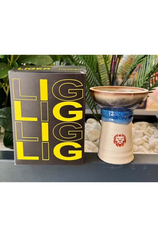 Liger Phunnel Tek Delikli Lüle / Mavi Kahve