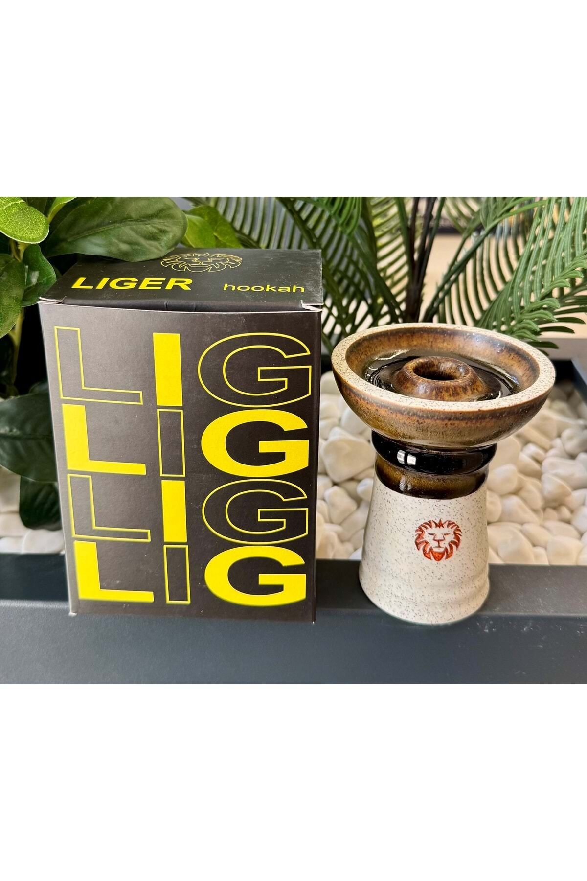 Liger Phunnel Tek Delikli Lüle / Kahve