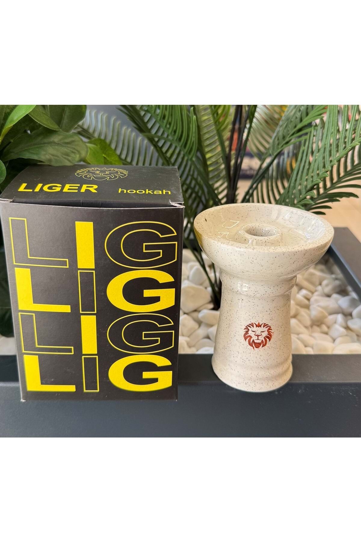 Liger Phunnel Tek Delikli Lüle / Beyaz Simli