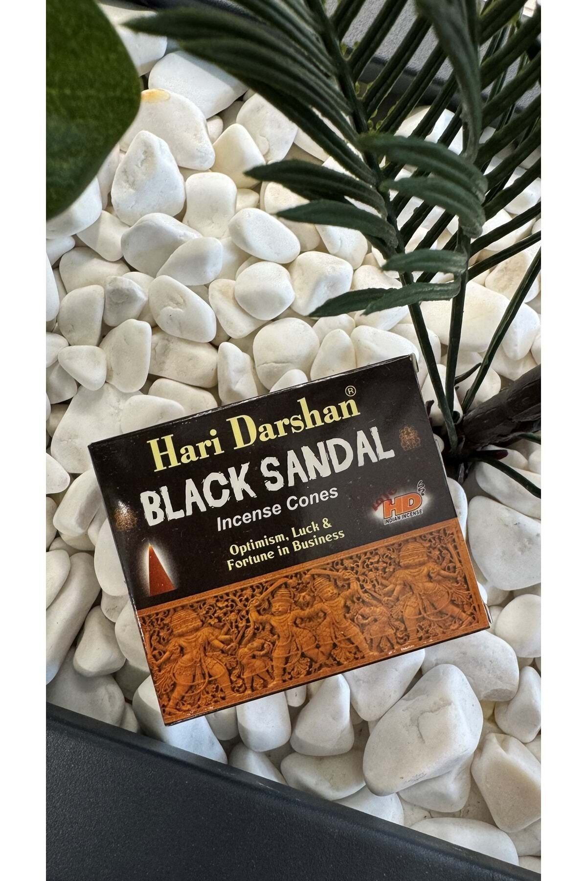 Black Sandal Konik Tütsü Hari Darshan / 10 Adet